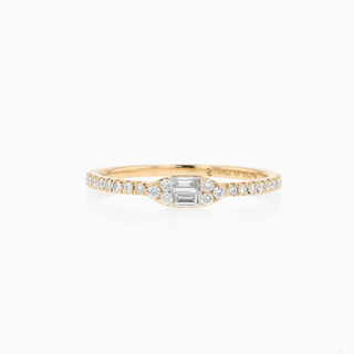 Deco XS Ring, 18K Yellow Gold and Diamonds (0.32ct.tw.)